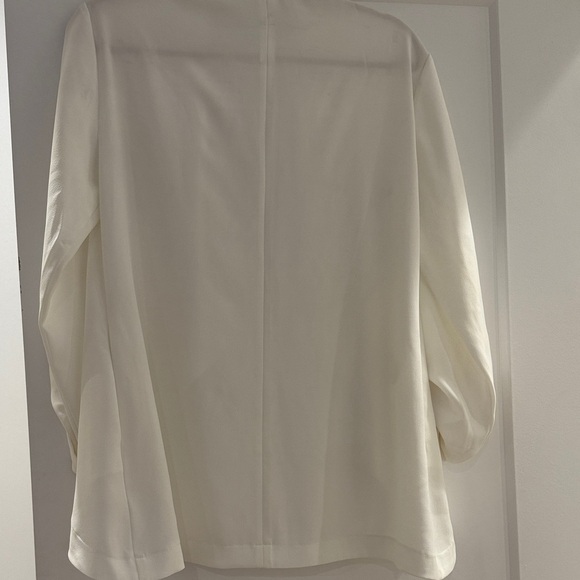 Have Cream Open Front Draped Waterfall Jacket - Picture 6 of 6